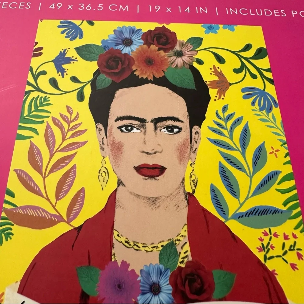 FRIDA KAHLO 500 piece colorful jigsaw puzzle